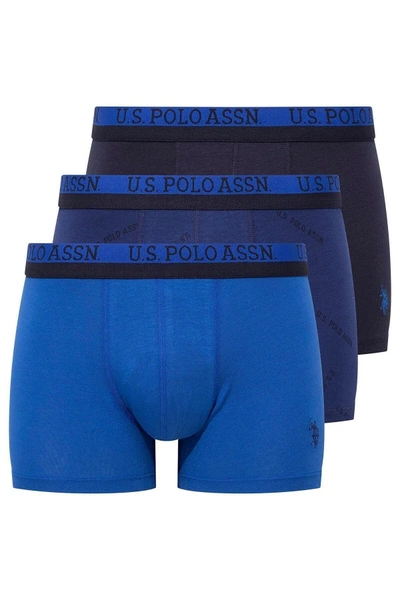 U.S. Polo Assn. Karıkşık Renk Erkek 3Lü Boxer 80522