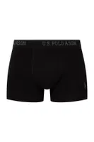U.S. Polo Assn. Pamuklu Erkek 3Lü Boxer 90005 Siyah detay görünüm
