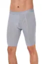 Uzun Modal Gri 3'lü Paket Erkek Boxer Yıldız 162
