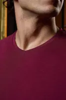 V Yaka Bordo Erkek T-shirt Darkzone DZN8620 görsel 5
