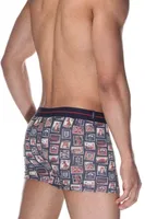 Vintage Baskılı Erkek Boxer (Dijital Baskılı) Darkzone DZN2073 farklı açı