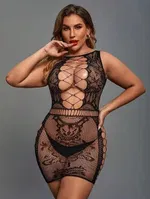 Battal Beden Göğüs Dekolteli Fantazi Vücut Çorabı Vivaldy 3005 Görsel
