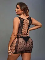 Battal Beden Göğüs Dekolteli Fantazi Vücut Çorabı Vivaldy 3005 Görsel detay görünüm