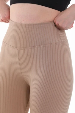 Vogsing Yüksek Bel Bej Geniş Fitilli Kadın Tayt Vogsing 347 - Alternatif Görünüm