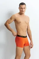 Wooster Erkek Boxer Turuncu Strech Cotton W-002 - 3 Adet Turuncu detay görünüm