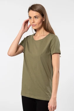 Wtshirt Düz Kesim Kısa Kollu Wtshirt London Kadın Tshirt - Alternatif Görünüm