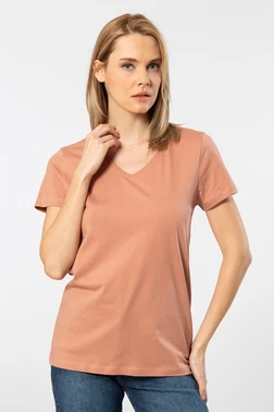 Wtshirt V Yaka Kısa Kollu Wtshirt Venice  Kadın Tshirt - Alternatif Görünüm