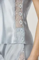 Yanları Yırtmaçlı Saten Dantelli Şort Babydoll Takım Pierre Cardin 438  görsel 12