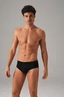 Yazı Baskılı Basic Erkek Külot Slip Doreanse 1023 Siyah