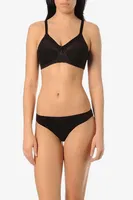 Yeni İnci 1905 Minimizer Desteksiz Balensiz Toparlayıcı Sütyen (1 Beden Küçültür) Siyah görsel 7