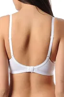 Destekli Günlük Basic Sütyen Yeni İnci 6559 Beyaz görsel 7