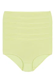 Yıldız Çamaşır Yeşil 6'lı Paket Likralı İz Yapmaz Kadın Bato Külot Yıldız 3742