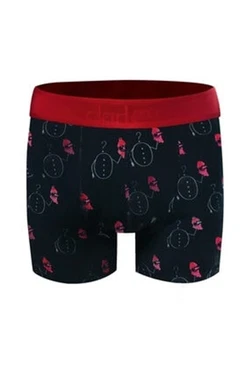 Darkzone Yılbaşı Desenli Kırmızı Boxer Darkzone NWY0002