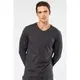 Pamuklu Modal V Yaka Erkek T-shirt Cacharel 2243