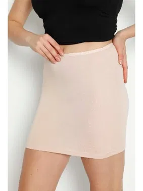 Lüx DRM 2 Adet Bamboo Mini Jüpon Elbise Altında Iz Yapmaz Lüx DRM 3008