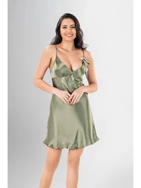 Ahu Lingerie 2 Li Kısa Sabahlık Takımı Desenli Ahu Loriva 1912 - Alternatif Görünüm