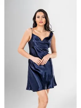 Ahu Lingerie 2Li Desenli Sabahlık Kısa Gecelik Takımı Desenli Ahu Loriva 1916 - Alternatif Görünüm