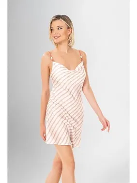 Ahu Lingerie 2li Kısa Gecelik Sabahlık Takımı Desenli Ahu Loriva 1908 - Alternatif Görünüm