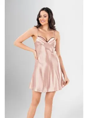 Ahu Lingerie 2Li Kısa Sabahlık Gecelik Takımı Desenli Ahu Loriva 1906 - Alternatif Görünüm