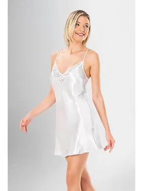 Ahu Lingerie 2Li Kısa Sabahlık Tantelli Gecelik Takımı Ahu Loriva 1930 - Alternatif Görünüm