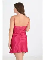 2li Vişne Sabahlık Gecelik Takımı Bigsize 6212 Ahu-6212 Fuşya farklı açı