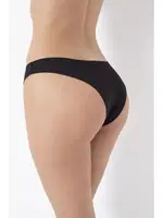 3 lü Paket Lazer Kesim V Shape Brazillian Sip Külot NBB 328 Siyah detay görünüm