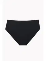 3 lü Paket Lazer Kesim Yüksek Bel Külot NBB 327 Siyah detay görünüm