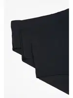 3 lü Paket Lazer Kesim Yüksek Bel Külot NBB 327 Siyah farklı açı