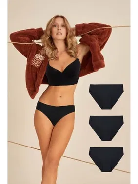 NBB 3 lü Paket Nbb Lazer Kesim Basic Sip Külot NBB 330