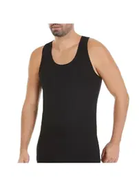 Yıldız Çamaşır 3'lü Paket Bambu Sporcu Erkek Siyah Atlet Yıldız 491