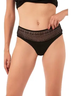 Özkan 10lu Paket Kadın Pamuklu Modal Likralı Dantel Detaylı Esnek Rahat Külot Özkan 26964 - Alternatif Görünüm