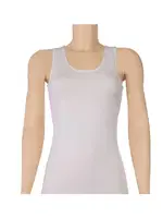 3'lü Paket Likralı Kalın Askılı Kadın Beyaz Atlet Yıldız 2175 Beyaz