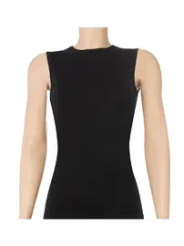 Yıldız Çamaşır 3'lü Paket Likralı Sıfır Kol Kadın Siyah Atlet Yıldız 2236