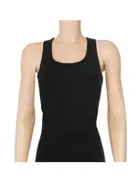 3'lü Paket Likralı Spor Kadın Siyah Atlet Yıldız 2081 Siyah