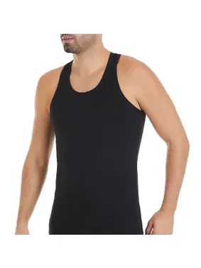 Yıldız Çamaşır 3'lü Paket Likralı Sporcu Siyah Erkek Atlet Yıldız 376