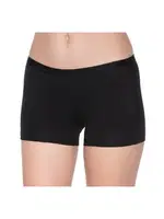 3'lü Paket Modal Kemerli Kadın Siyah Boxer Yıldız 3625 Siyah detay görünüm