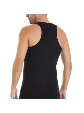 Yıldız Çamaşır 3'lü Paket Pamuk Sporcu Erkek Siyah Ribana Atlet Yıldız 17 - Alternatif Görünüm