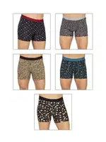 5li Paket Erkek Pamuklu Karışık Desenli Likralı Penye Boxer Özkan 11111 detay görünüm