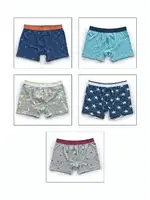 5li Paket Erkek Pamuklu Karışık Desenli Likralı Penye Boxer Özkan 11111 farklı açı