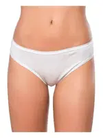 10lu Paket Kadın Pamuklu Likralı Süprem Slip Külot Özkan 6120 Beyaz