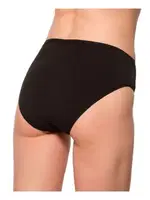 10lu Paket Kadın Pamuklu Likralı Süprem Yüksek Bel Bato Külot Özkan 6121 Siyah görsel 9