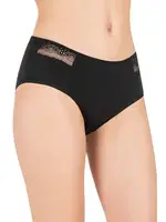 10lu Paket Kadın Pamuklu Modal Esnek Rahat Dantel Detaylı Külot Özkan 26848 Siyah görsel 4