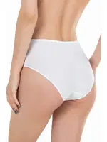 10lu Paket Kadın Pamuklu Modal Esnek Rahat Dantel Detaylı Külot Özkan 26848 Beyaz görsel 8