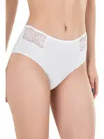 10lu Paket Kadın Pamuklu Modal Esnek Rahat Dantel Detaylı Külot Özkan 26848 Beyaz görsel 9