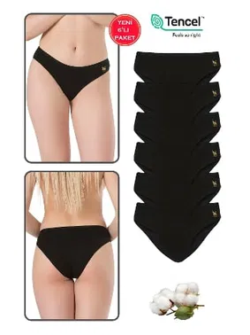 Özkan 10lu Paket Kadın Pamuklu Modal Esnek Yumuşak Slip Külot Özkan 23924