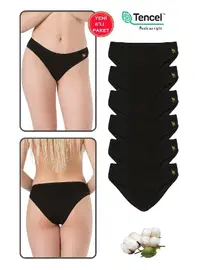 Özkan 10lu Paket Kadın Pamuklu Modal Esnek Yumuşak Slip Külot Özkan 23924