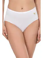 10lu Paket Kadın Pamuklu Modal Esnek Yumuşak Yüksek Bel Bato Külot Özkan 23922 Beyaz görsel 16