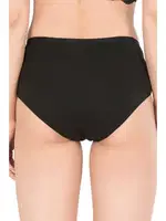 10lu Paket Kadın Pamuklu Modal Esnek Yumuşak Yüksek Bel Bato Külot Özkan 23922 Siyah görsel 13