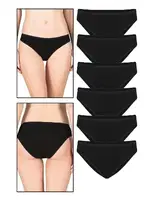 10lu Paket Kadın Viskon Esnek Rahat Slip Külot Özkan 23926 Siyah