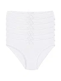 Yıldız Çamaşır 6'lı Paket Modal Dantelli Kadın Beyaz Bikini Külot Yıldız 3900